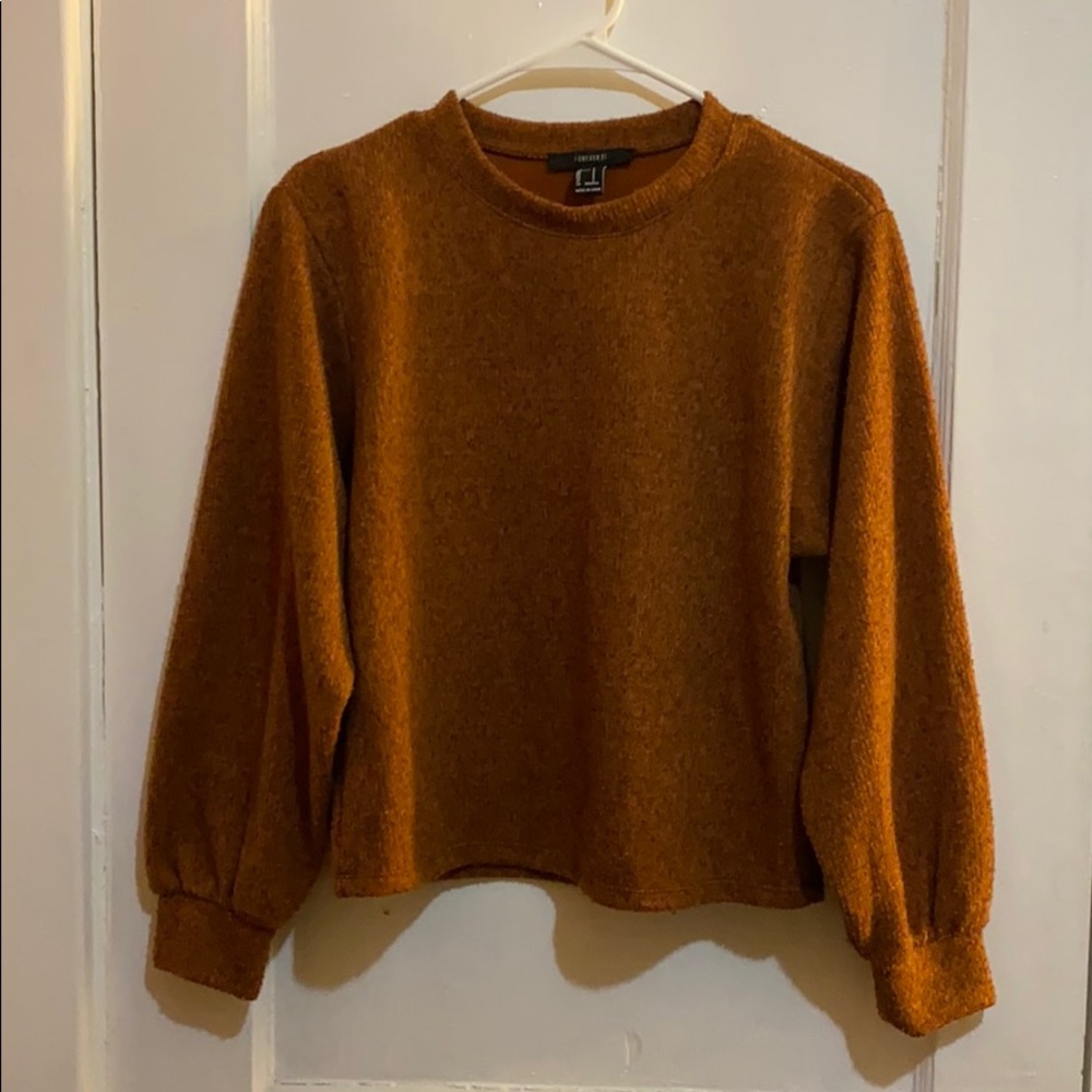 Burn orange blouse